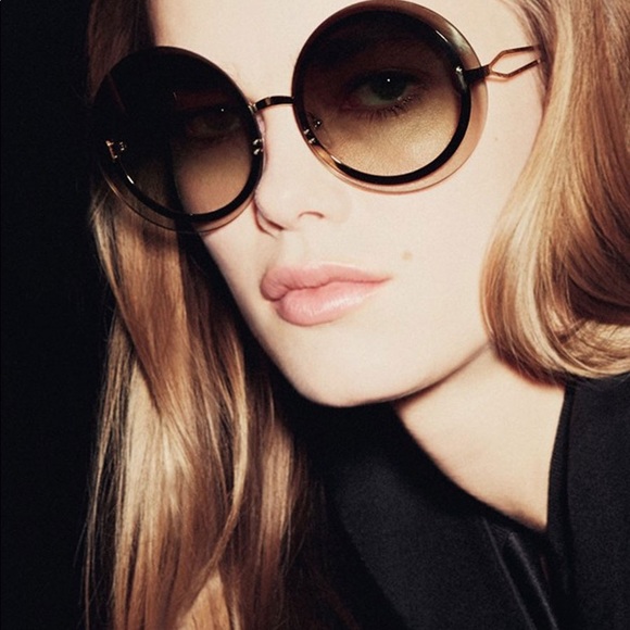 Victoria Beckham Accessories - Victoria Beckham 65mm Oversize Round Sunglasses